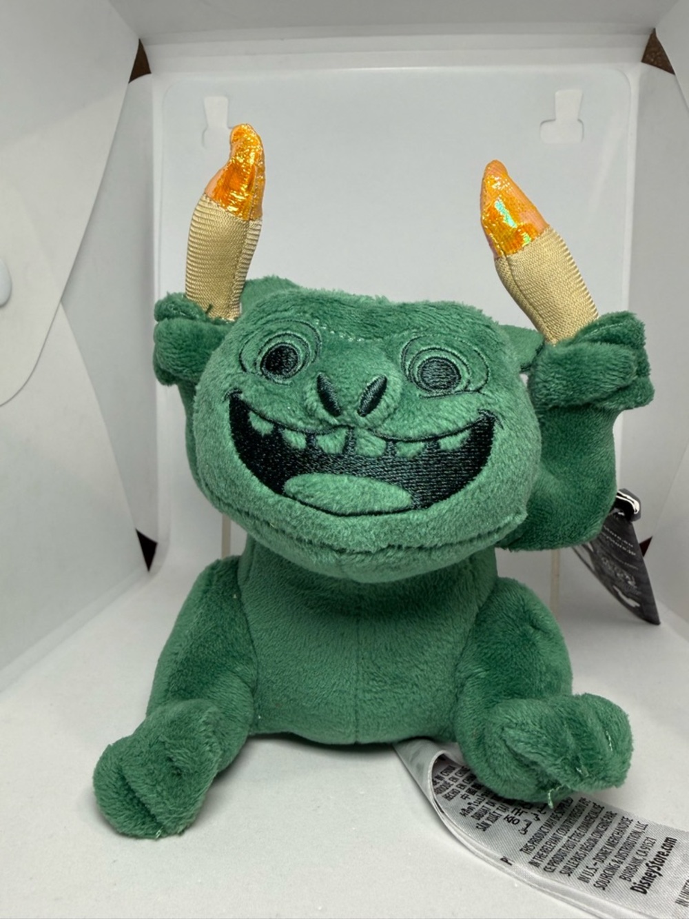 Disney Parks Haunted Mansion Gargoyle Shoulder Plush Buddy Pal Lights Up NEW